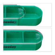 UNBRANDED Pillbox 7 dni 4 prekati angleški 
