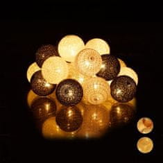 UNBRANDED LED svetlobna veriga z 20 kroglicami 