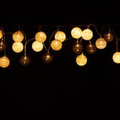 UNBRANDED LED svetlobna veriga z 20 kroglicami 