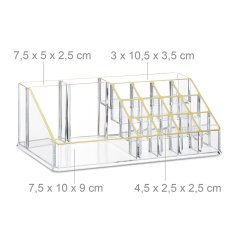 UNBRANDED Shramba za kozmetiko s 6 predali 
