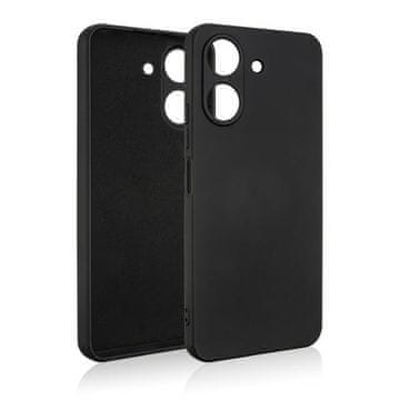 shumee Silikonski ovitek za Xiaomi Redmi 13C Beline črne barve