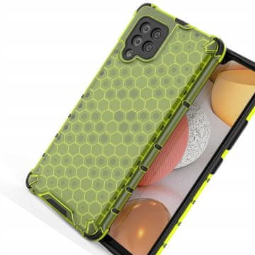 HURTEL Ovitek Honeycat Armed z gel okvirjem za Samsung Galaxy A42 5G zelen