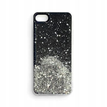 WOZINSKY Wozinsky Star Glitter sijoč ovitek z bleščicami za Samsung Galaxy A72 4G črne barve