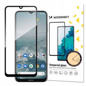 WOZINSKY Wozinsky Super Durable Full Glue kaljeno steklo za celoten zaslon z okvirjem, primerno za Nokia G20, črno