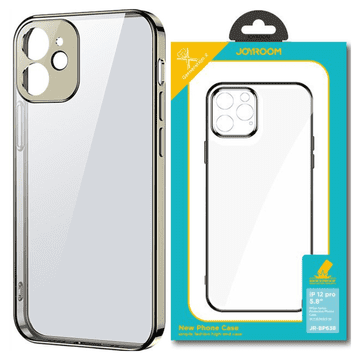 1 to 3 OVITEK JOYROOM ZA IPHONE 12 PRO MAX PROZOREN S KOVINSKIM OKVIRJEM JR-BP744