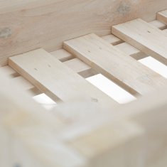 UNBRANDED Zaboj za rože na nogah iz belega lesa 