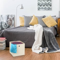 UNBRANDED Škatla za shranjevanje blaga, 2 predala 