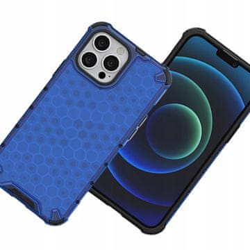 HURTEL Ovitek Honeycat Armed z gel okvirjem za iPhone 13 Pro Max moder