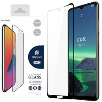shumee Dux Ducis 10D kaljeno steklo, trpežno 9H kaljeno steklo za celoten zaslon z okvirjem za Nokia 1.4, prozorno (primerno za ohišje)