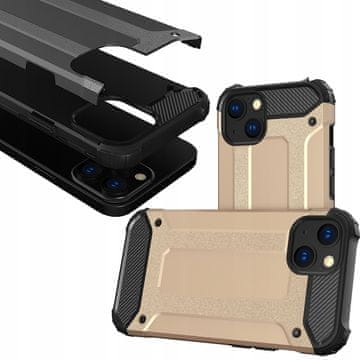 HURTEL Ovitek Hybrid Armor za iPhone 13 mini zlate barve, hibridni, oklepljen