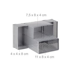 UNBRANDED Namizni organizator Kovinski perforiran 