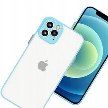 HURTEL Silikonski ovitek Milky Case za Samsung Galaxy A72 4G, prožen, prosojen, moder