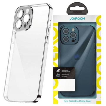 Joyroom Ovitek Chery Mirror za iPhone 13 Pro s kovinskim okvirjem, srebrn (JR-BP908 srebrn)