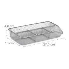 UNBRANDED Pisalna miza za shranjevanje 4 police Flat 