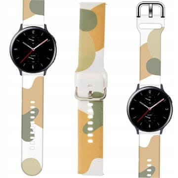 1 to 3 PAŠEK MORO PAS ZA SAMSUNG GALAXY WATCH 42MM SILIKONSKI PAŠEK ZAPESTNICA