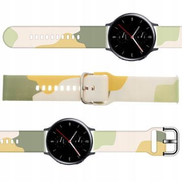 1 to 3 PAŠEK MORO PAS ZA SAMSUNG GALAXY WATCH 42MM SILIKONSKI PAŠEK ZAPESTNICA