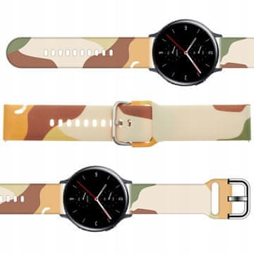 HURTEL Silikonski pašček Moro za Samsung Galaxy Watch 42 mm, vzorec zapestnice 16