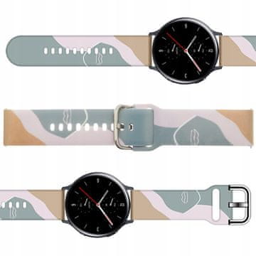 HURTEL Silikonski pašček Moro za Samsung Galaxy Watch 42 mm, vzorec zapestnice 17