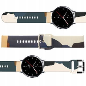 1 to 3 PAŠEK MORO PAS ZA SAMSUNG GALAXY WATCH 46MM SILIKONSKI PAŠEK ZAPESTNICA