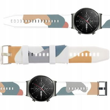 HURTEL Silikonski pašček Moro za Huawei Watch GT2 Pro, vzorec zapestnice 3