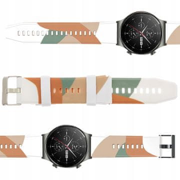 1 to 3 PAŠEK CAMO PAŠEK ZA HUAWEI WATCH GT2 PRO SILIKONSKI PAS ZA URO VZOREC 4