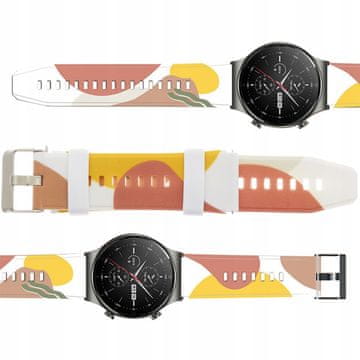1 to 3 HURTEL PAŠEK MORO PAŠEK ZA HUAWEI WATCH GT2 PRO SILIKON Z ZAPESTNICO