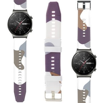 1 to 3 HURTEL PAŠKI ZA HUAWEI WATCH GT2 PRO SILIKONSKI PAS VZOREC 10 ZAPESTNICA