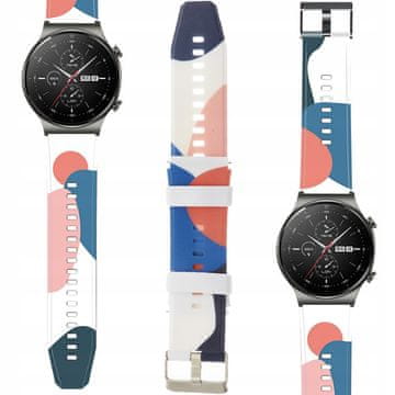1 to 3 PAŠEK MORO PAŠEK ZA HUAWEI WATCH GT2 PRO SILIKONSKI PAŠEK VZOREC URE 11