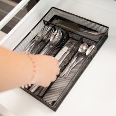 UNBRANDED Kovinski pladenj za jedilni pribor M 