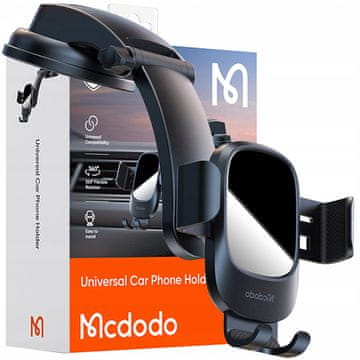 Mcdodo MCDODO DRŽALO ZA TELEFON V AVTOMOBILU ZA ARMATURNO PLOŠČO, OKNO AVTOMOBILA