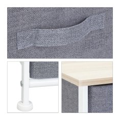 UNBRANDED Regalni sistem različne izvedbe siv 