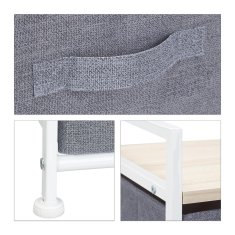 UNBRANDED Regalni sistem različne izvedbe siv 
