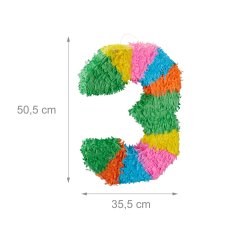 UNBRANDED Številka pinata rojstni dan 