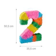 UNBRANDED Številka pinata rojstni dan 
