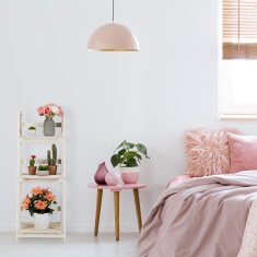 UNBRANDED Bele stopnice z lesenimi rožami 