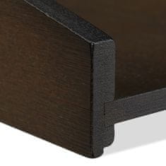 UNBRANDED Nabiralnik bambus temno rjav 
