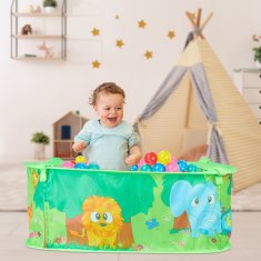 UNBRANDED Baby žogica za kopanje jungle s 50 žogicami 