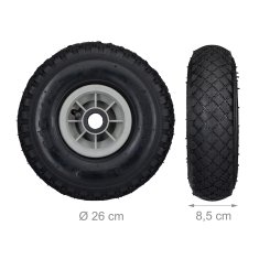 UNBRANDED Kolesa za samokolnico PU guma, 2 kom. 