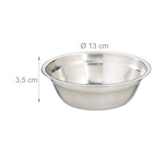 UNBRANDED 3 kos. sklede za pasjo hrano z ročaji 