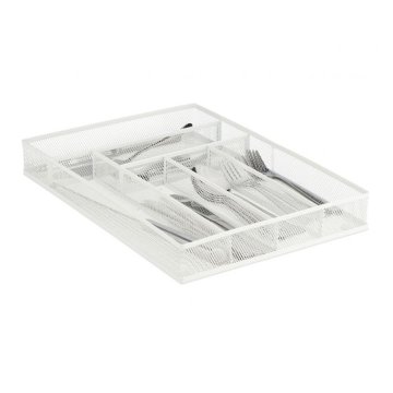 UNBRANDED Kovinska škatla za jedilni pribor s 6 predelki