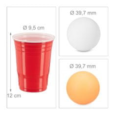 UNBRANDED Beer Pong skodelica z žogicami 