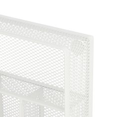 UNBRANDED Podstavek za jedilni pribor kovinski bel 