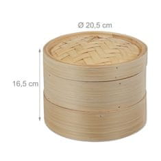 UNBRANDED Parnik iz bambusa 20 cm 