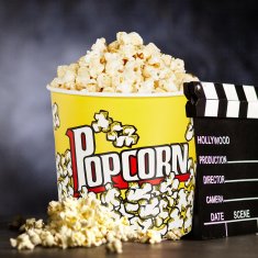 UNBRANDED Set 6 kock za večkratno uporabo Popcorn Bucket 