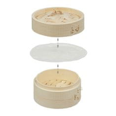 UNBRANDED Parna posoda iz bambusa 13,5 cm, komplet 3 kosov 