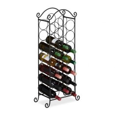 UNBRANDED Veliko kovinsko stojalo za vino 