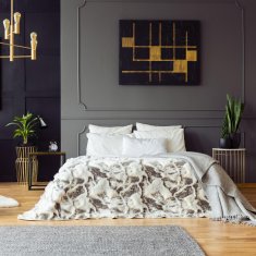 UNBRANDED Stranska mizica v industrijskem slogu 