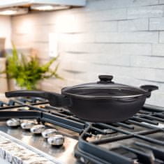 UNBRANDED Wok z indukcijo s pokrovom 