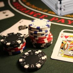 UNBRANDED Poker torba s 500 žetoni 