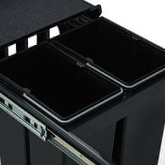 UNBRANDED Razvrščanje vira s 3 koši za smeti 